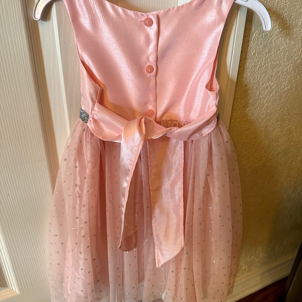 Size 4-5 formal peach dress